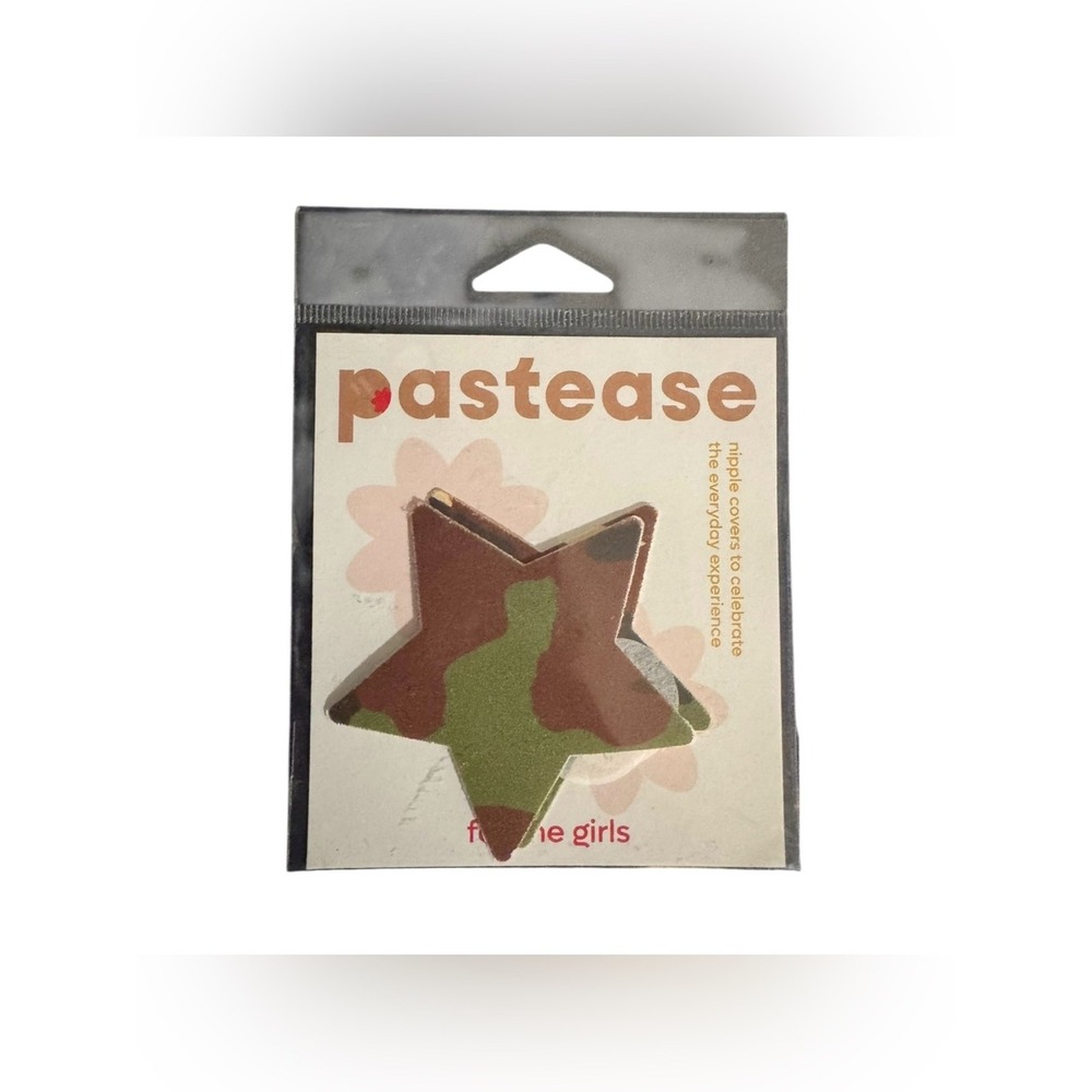 4/$40 Pastease Star Nipple Covers‎ in Camo Colors